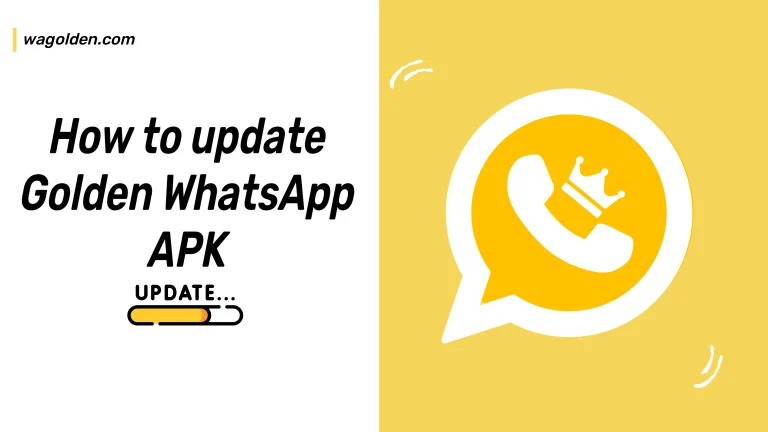 How do I update Golden WhatsApp?