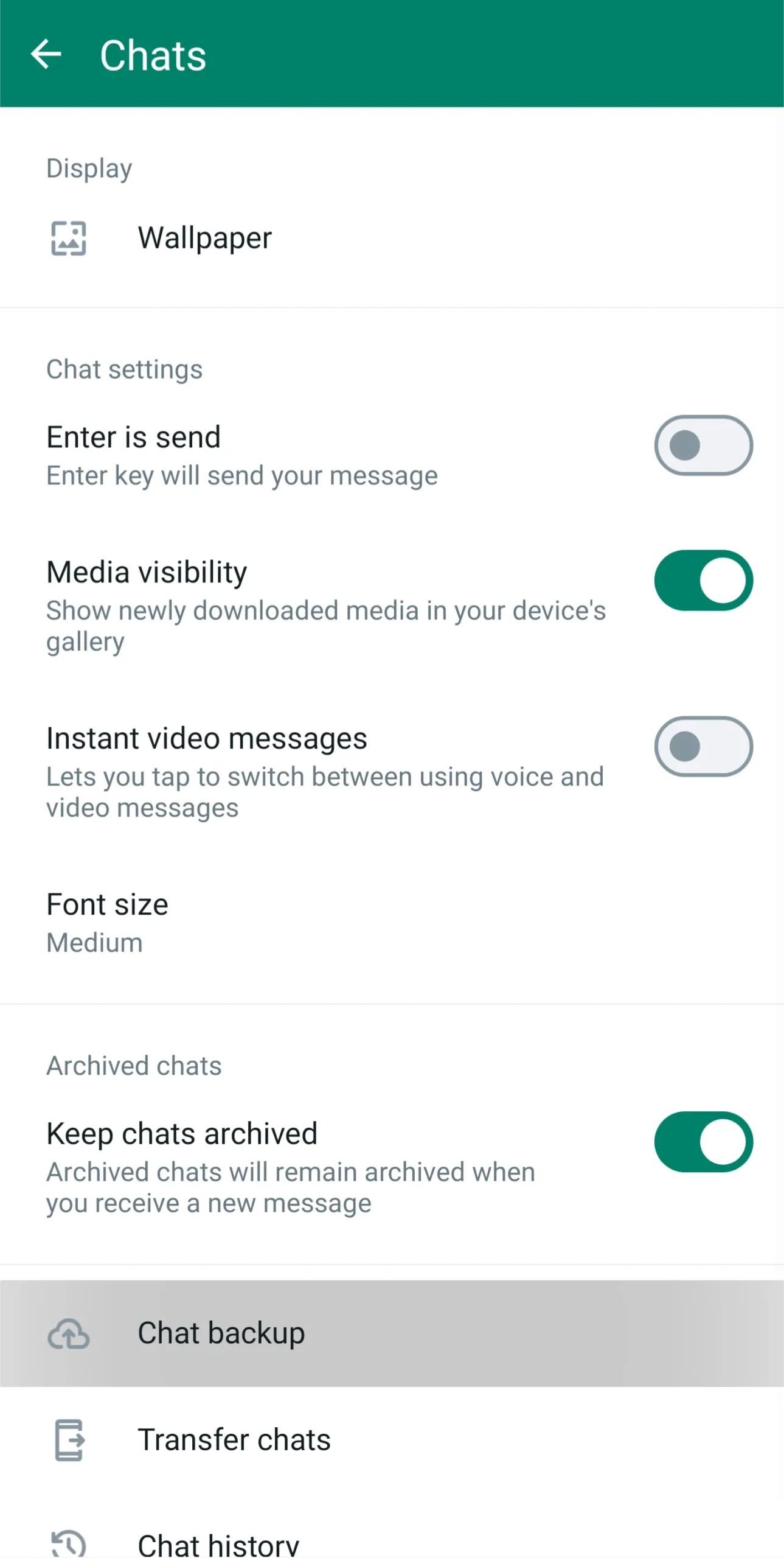 Golden WhatsApp update