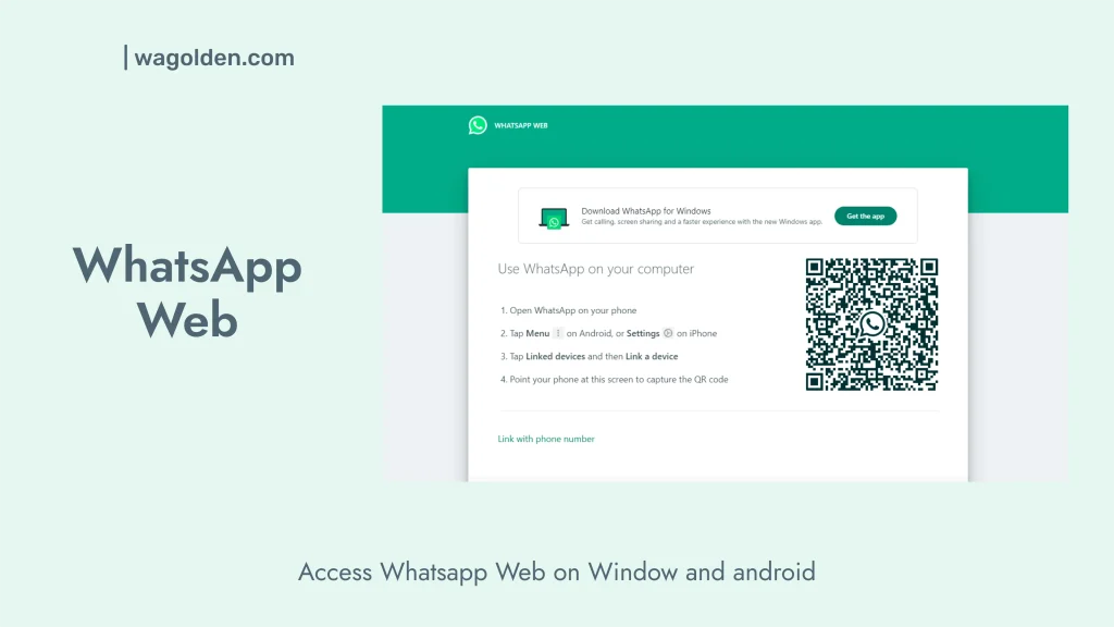 Access Whatsapp web